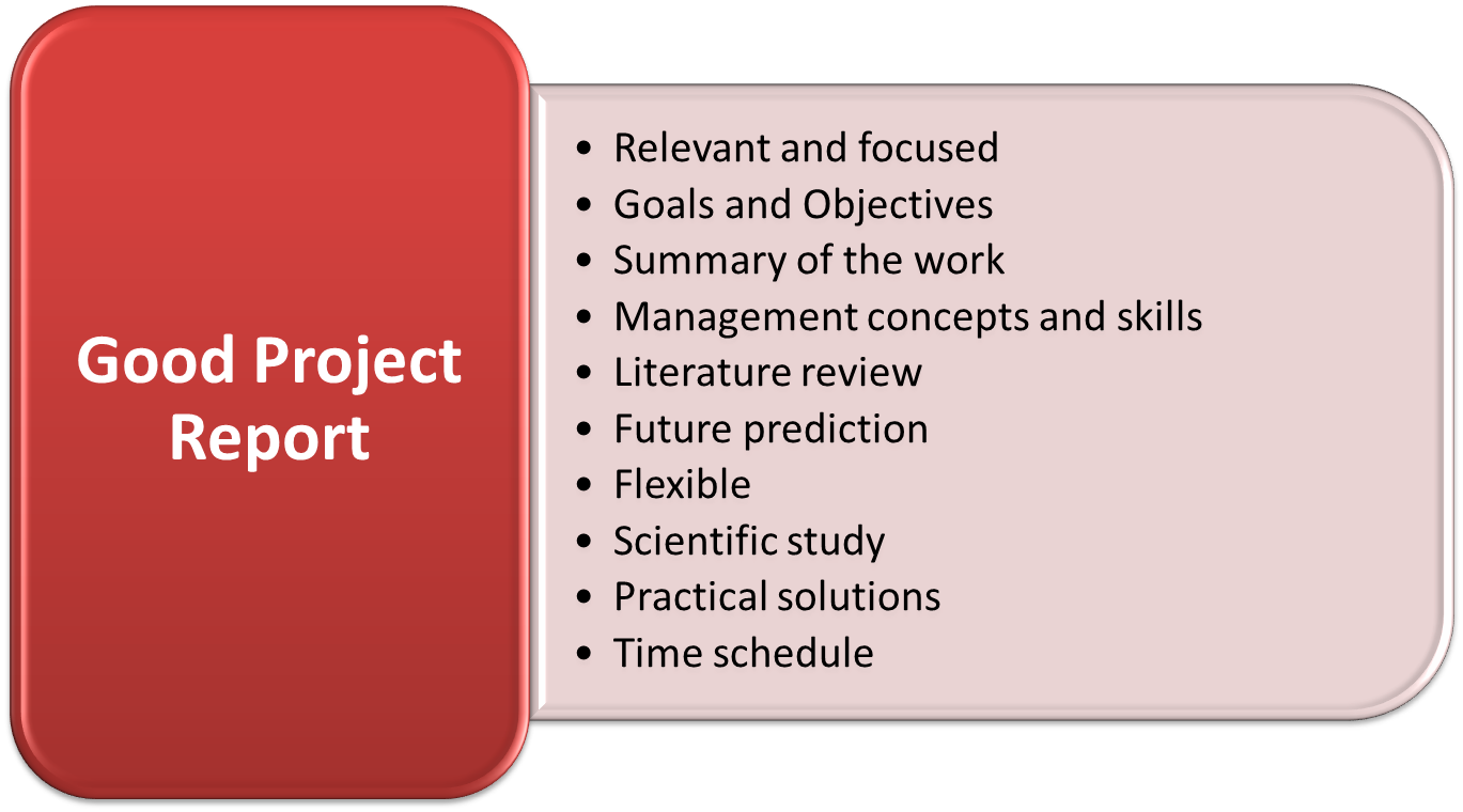 importance of project report presentation