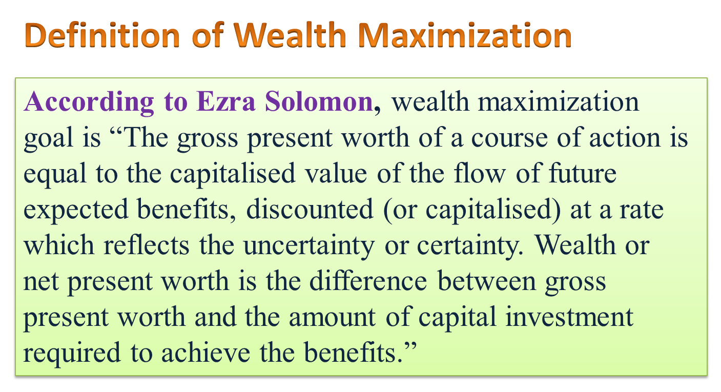 What Is Wealth Maximization? Definition, Meaning, Example, Features ...