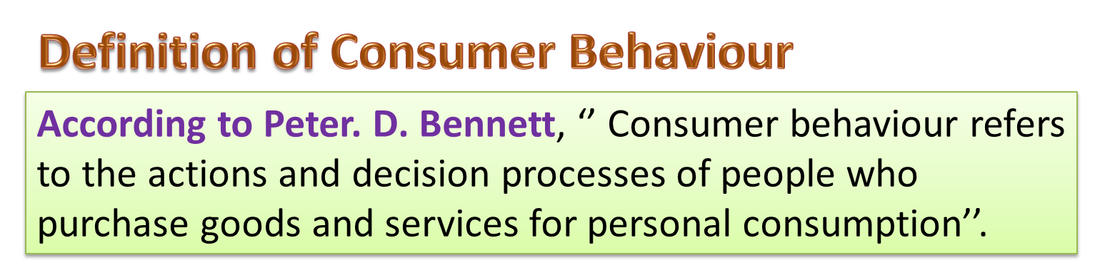 Consumer Behaviour