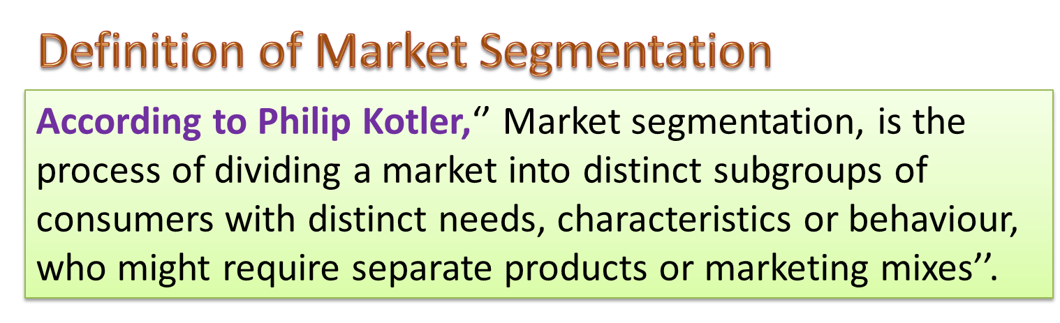 Market Segmentation